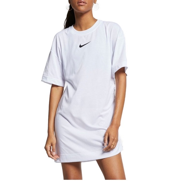 Nike Dresses | Nike Short Sleeve Tshirt Dressszmwhitel | Poshmark
